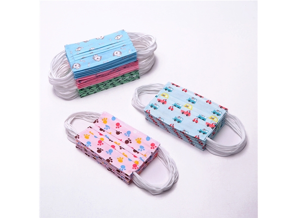 Disposable Kids Cartoon Face Mask