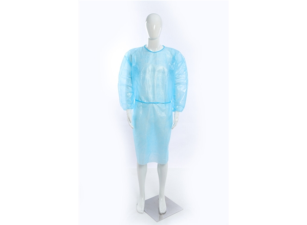 Disposable PE Isolation Gown